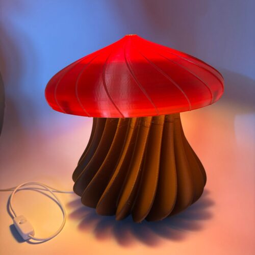 Mooshroom lamp