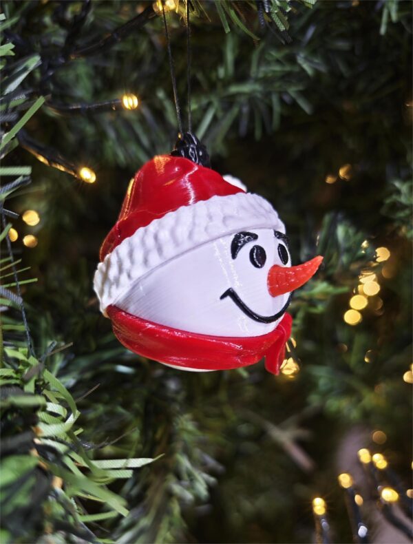 Frosty the Friend 3D wall art – božićni snjegović