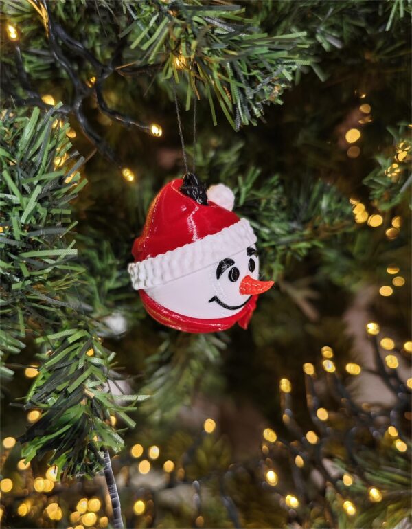 Božićna dekoracija Frosty the Friend – 3D snjegović