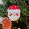 Božićna dekoracija Santa Ball – 3D kugla s Djedicom
