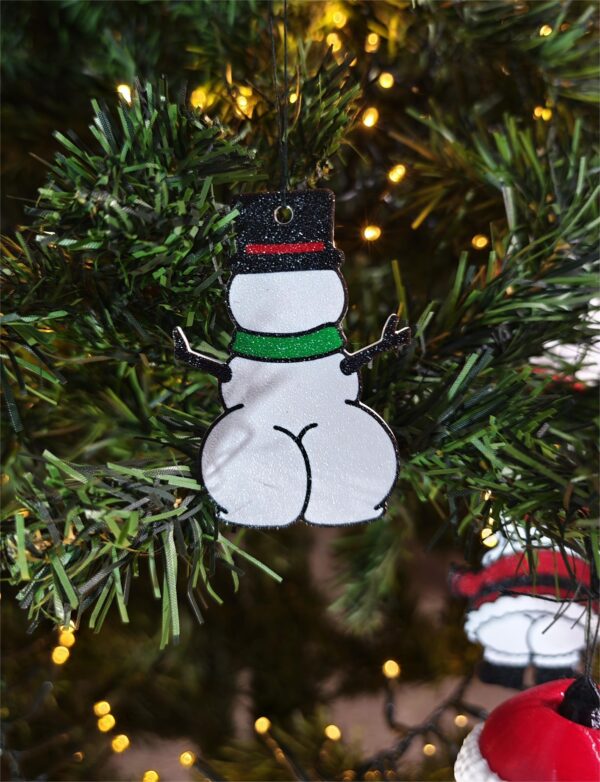 Snjegonja – božićni ukras u 3D printu