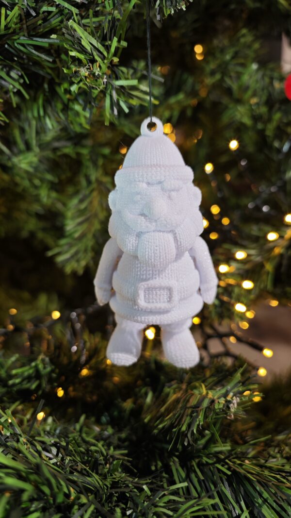 3D pleteni Djedica – božićni ukras